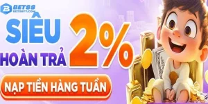 Hoàn trả hàng tuần bet88